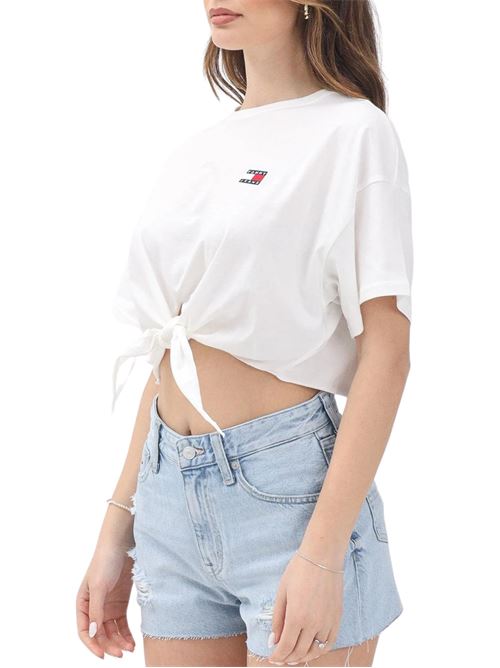 T-shirt crop in cotone Tommy Jeans | DW0DW20321YBL